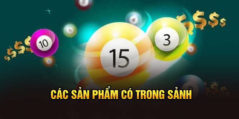 các sản phẩm có trong sảnh